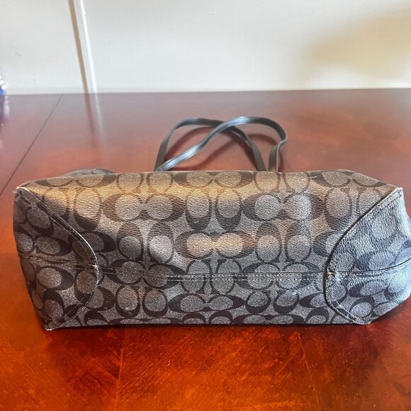 Coach City Tote Signature Canvas Black‎ Shoulder Bag large tote bag - Picture 13 of 13